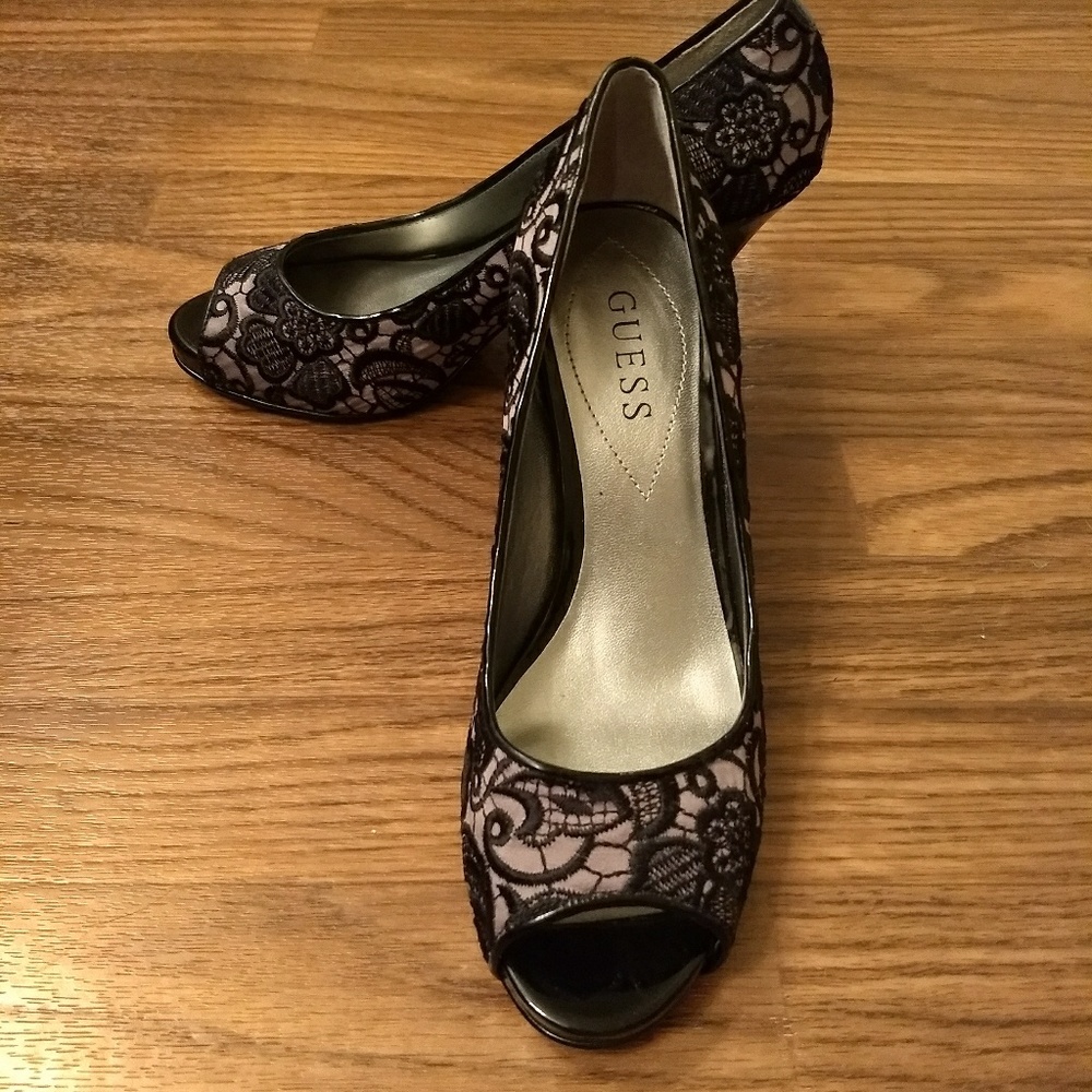 Guess Peep Toe Heels